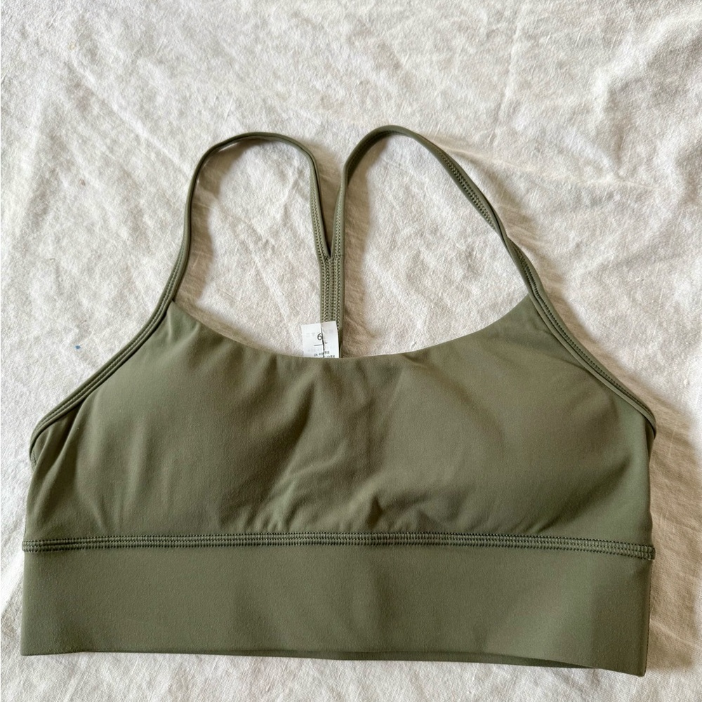 AGENT84 Olive Green Women's Sports Bra New